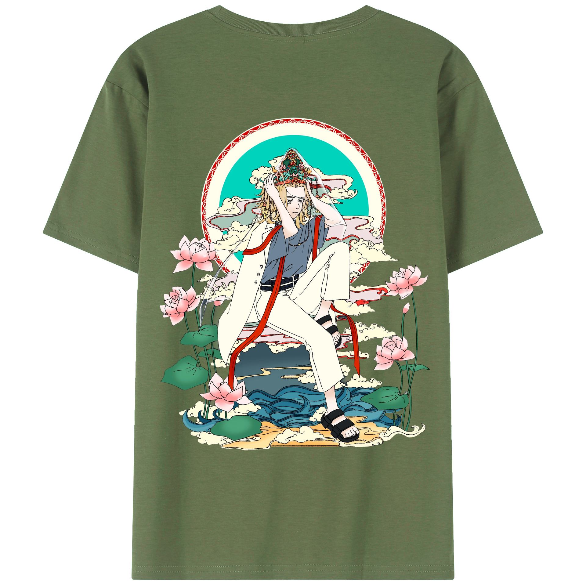 （画像用） 東京リベンジャーズ Tokyo Revengers 綿100％ メンズ半袖Tシャツ（バックプリント） 通気性
